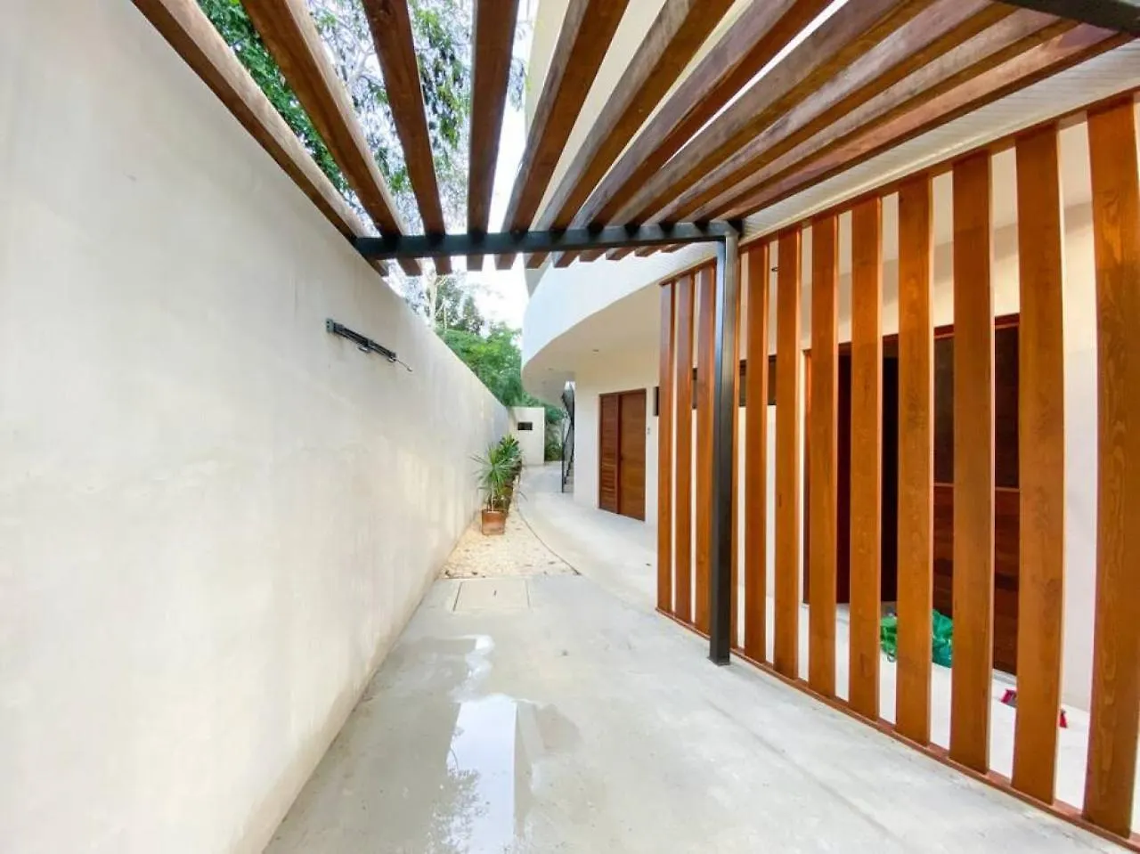 Apartment Bohochic Studio With Full Kitchen, Pool, Balcony Wifi Tulum Mexico