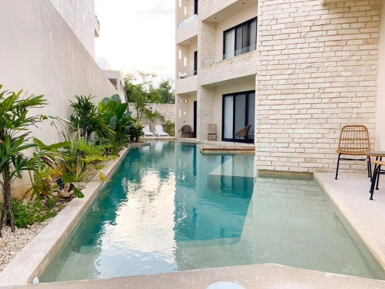 Apartment Bohochic Studio With Full Kitchen, Pool, Balcony Wifi Tulum